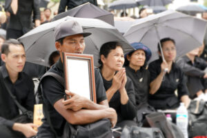 Thailand Bangkok Einaescherung von Koenig Bhumibol