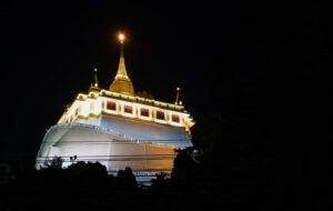 Bangkok bei Nacht Golden Mount  Wat Saket