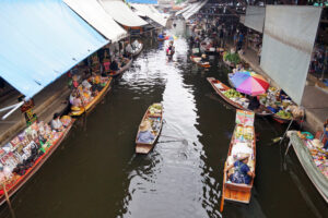 Damnoen Saduak Floating Market schwimmender Markt