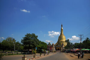 Shwe-maw-daw-Pagode in Bago in Myanmar