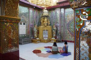 Mandalay in Myanmar Tempel auf dem Mandalay Hill