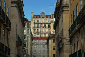 Lissabon Aufzüge im Elevador Casa