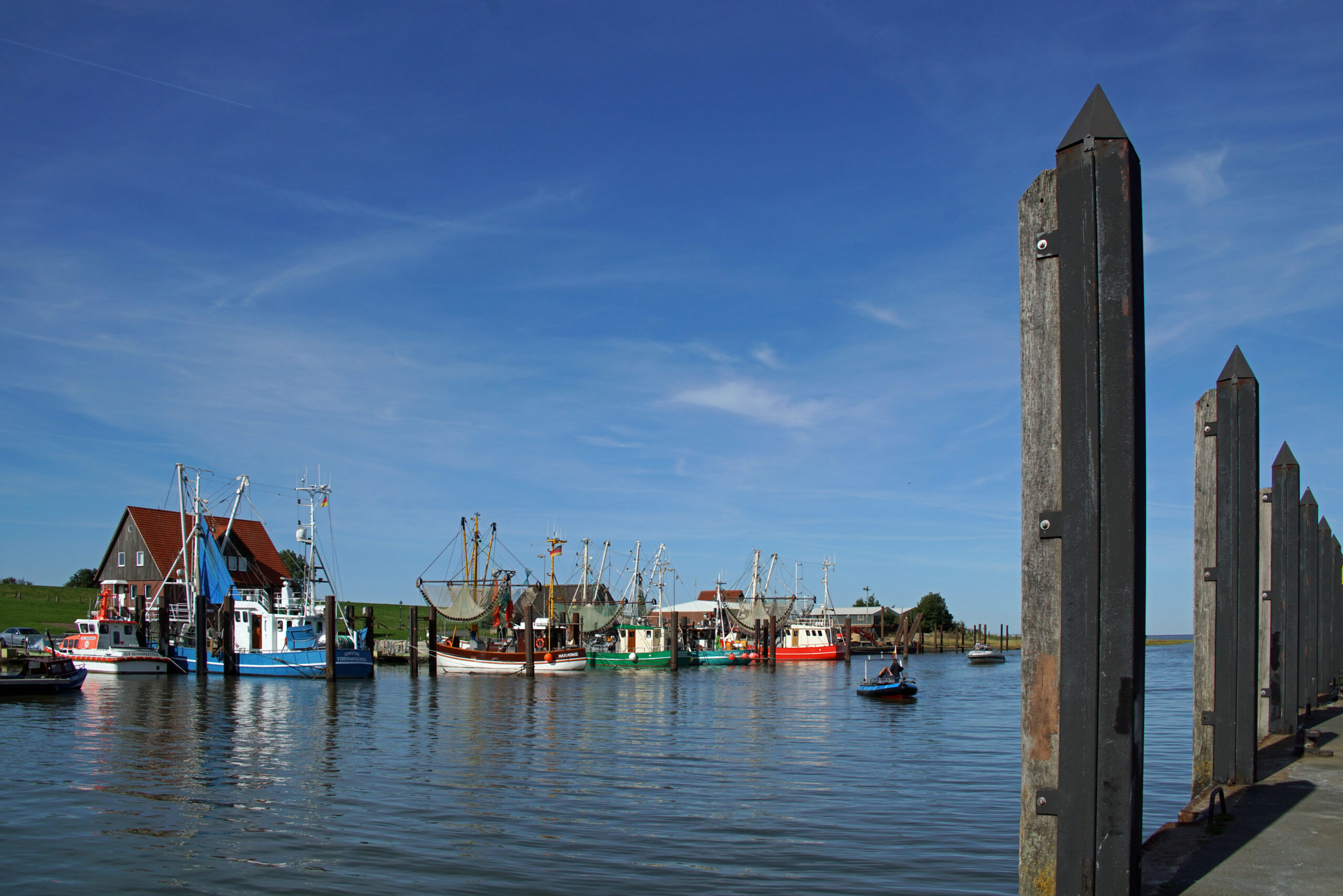Nordsee Butjadingen Hafen in Fedderwardersiel: Krabbenkutter