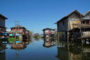 Inle See in Myanmar Inn Paw Khone Village