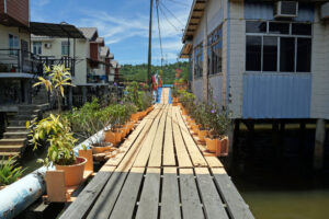 Brunei Water Village Dorf im Wasser