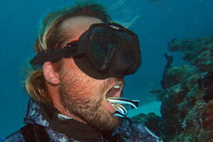 Palau Sand Bar human cleaning station Putzerstation Putzerfisch Tauchen