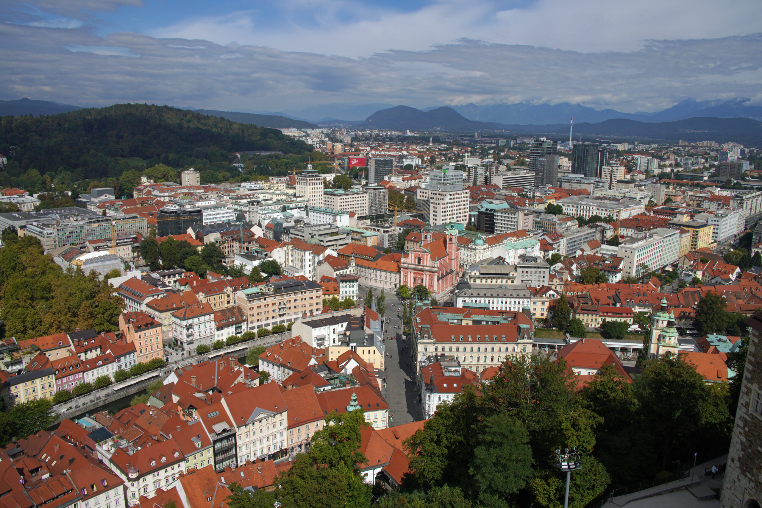Slowenien - Ljubljana - Aussicht vom Schloß